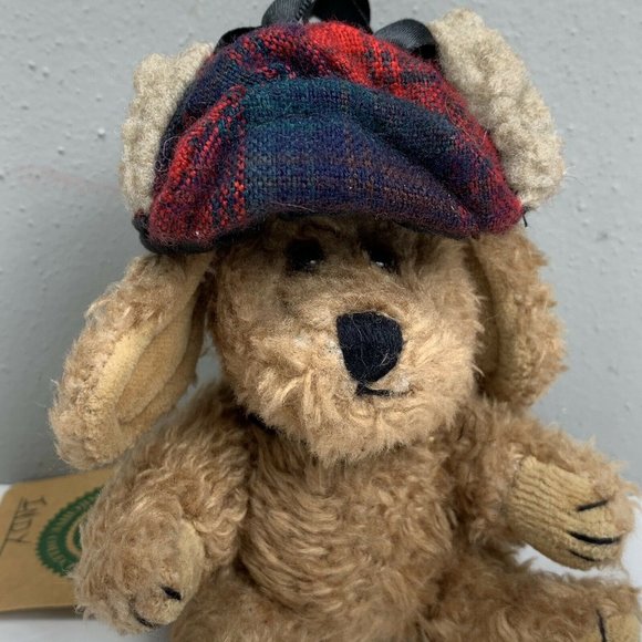 Boyds Bears Archive Collection Indy Dog Plush 6 in Jointed Tan Plush Stuffed Tag - Picture 3 of 8